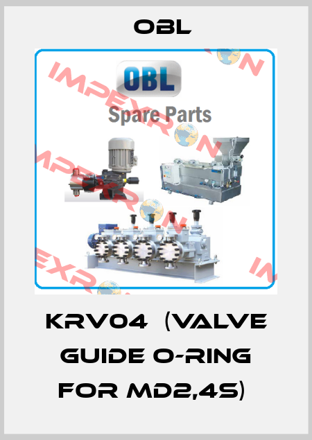 KRV04  (Valve guide O-Ring for MD2,4S)  Obl