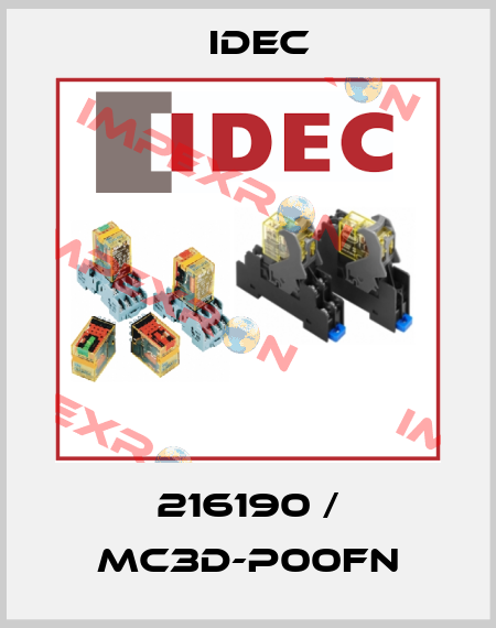 216190 / MC3D-P00FN Idec