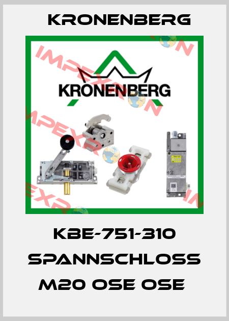 KBE-751-310 SPANNSCHLOß M20 OSE OSE  Kronenberg
