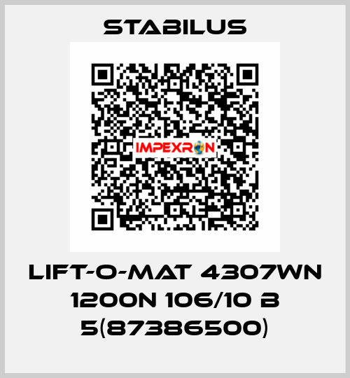 LIFT-O-MAT 4307WN 1200N 106/10 B 5(87386500) Stabilus