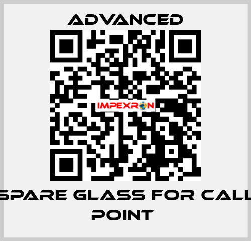 Spare Glass for Call Point  Advanced