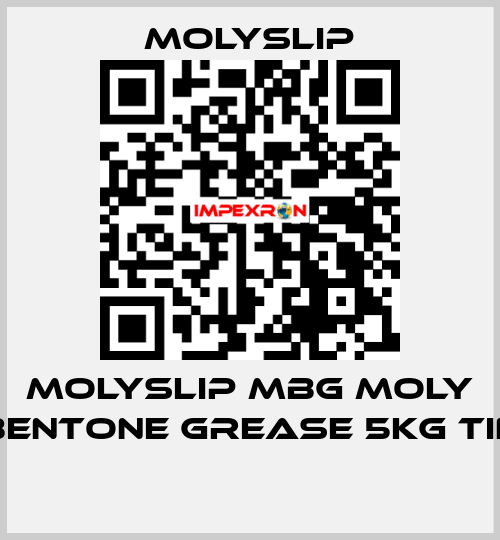 Molyslip MBG Moly Bentone Grease 5Kg Tin  Molyslip