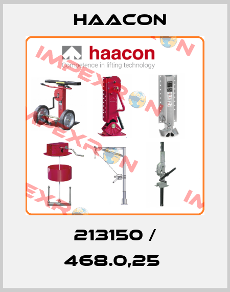 213150 / 468.0,25  haacon