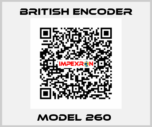 Model 260  British Encoder