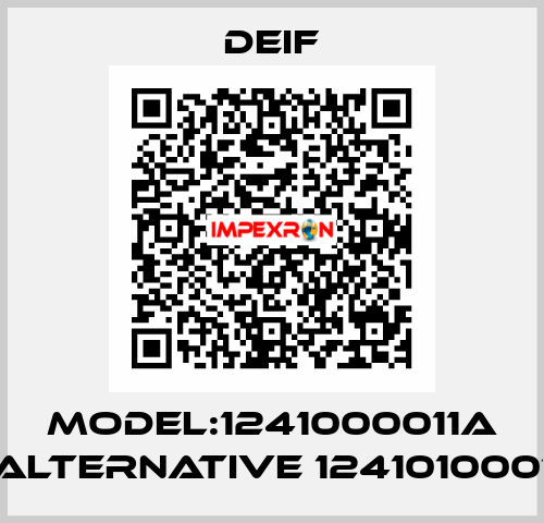 Model:1241000011A alternative 1241010001 Deif
