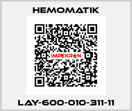 LAY-600-010-311-11 Hemomatik