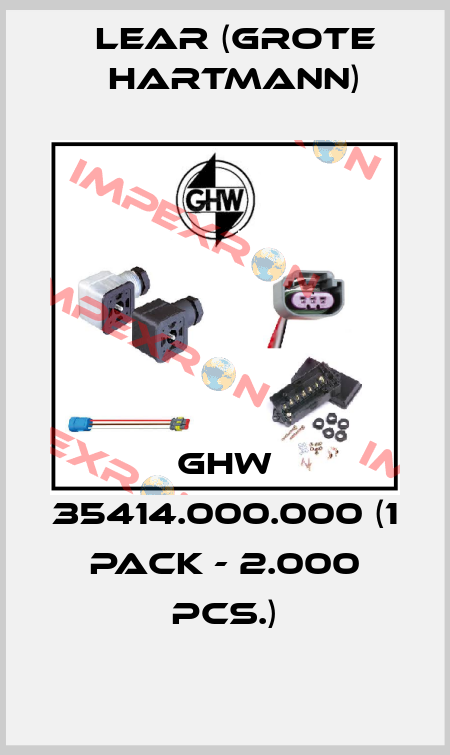 GHW 35414.000.000 (1 pack - 2.000 pcs.) Lear (Grote Hartmann)