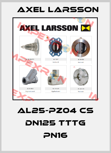 AL25-PZ04 CS DN125 TTTG PN16 AXEL LARSSON