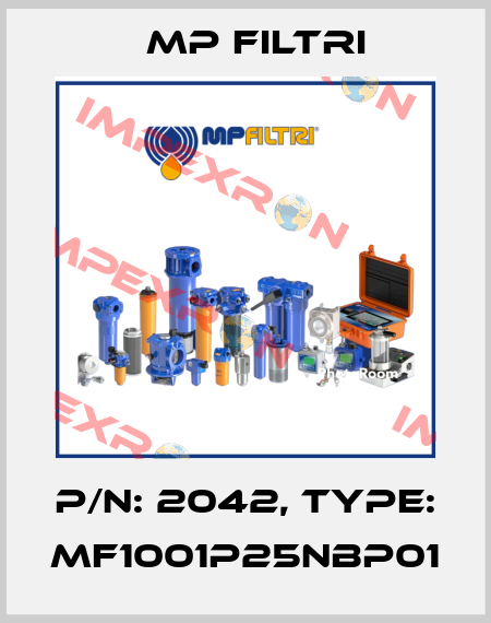 P/N: 2042, Type: MF1001P25NBP01 MP Filtri