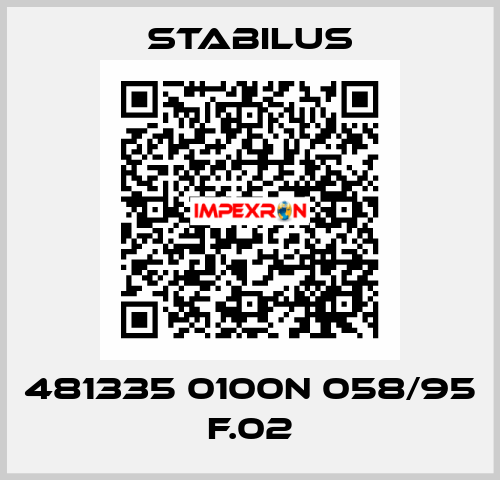 481335 0100N 058/95 F.02 Stabilus
