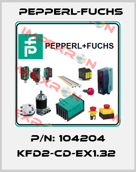 P/N: 104204 KFD2-CD-EX1.32  Pepperl-Fuchs