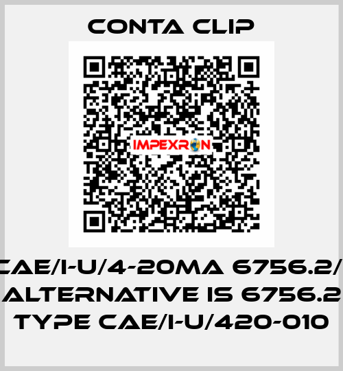 CAE/I-U/4-20mA 6756.2/1 alternative is 6756.2 Type CAE/I-U/420-010 Conta Clip