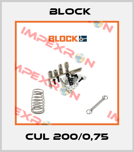 CUL 200/0,75 Block
