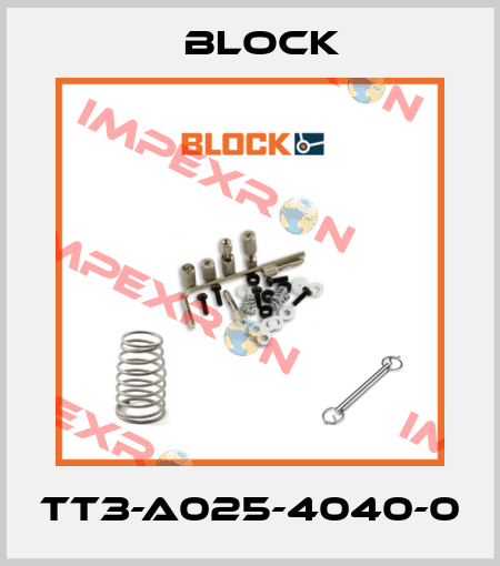 TT3-A025-4040-0 Block