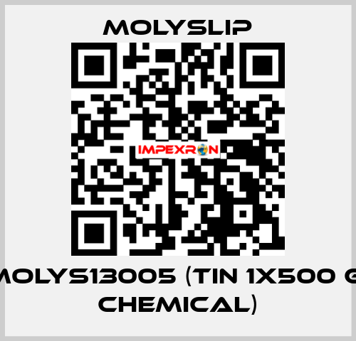 MOLYS13005 (tin 1x500 g, chemical) Molyslip