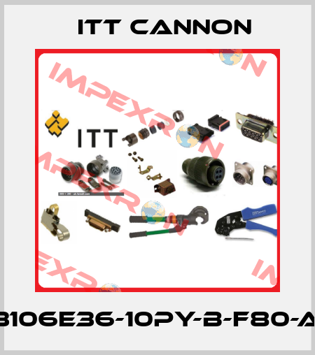 CA3106E36-10PY-B-F80-A176 Itt Cannon