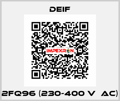 2FQ96 (230-400 V  AC) Deif