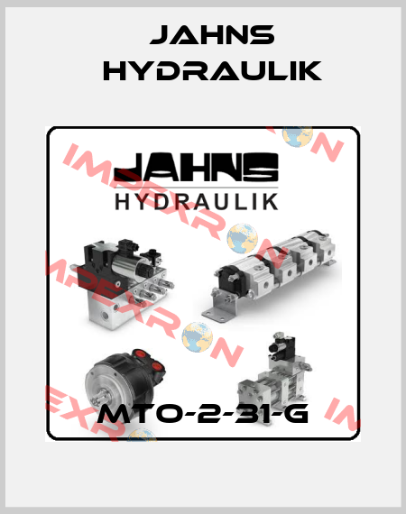 MTO-2-31-G Jahns hydraulik
