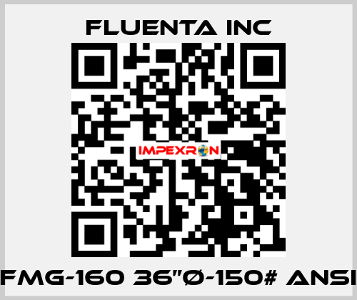 FMG-160 36”Ø-150# ANSI Fluenta Inc