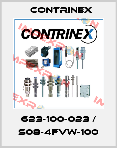 623-100-023 / S08-4FVW-100 Contrinex