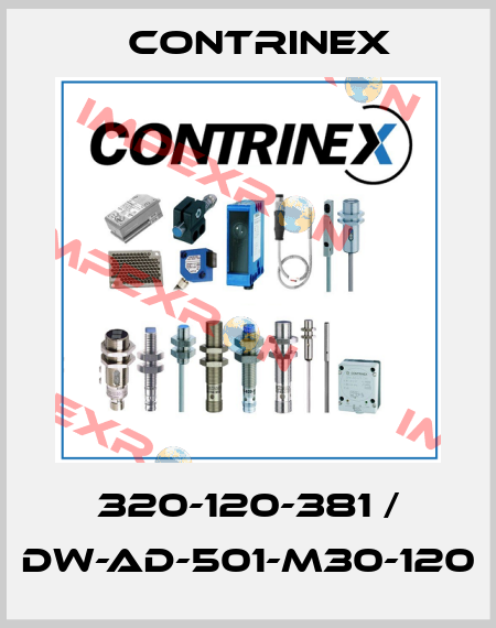 320-120-381 / DW-AD-501-M30-120 Contrinex