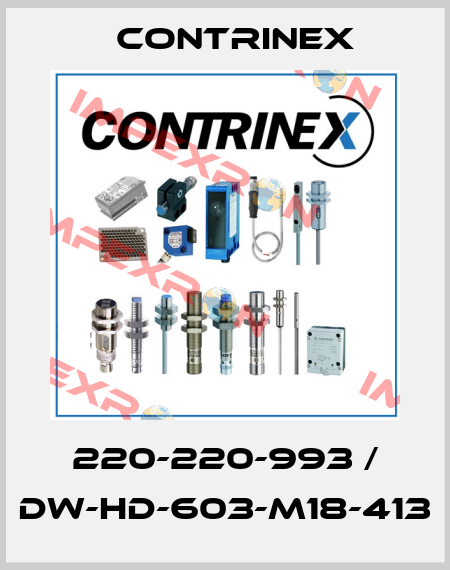 220-220-993 / DW-HD-603-M18-413 Contrinex