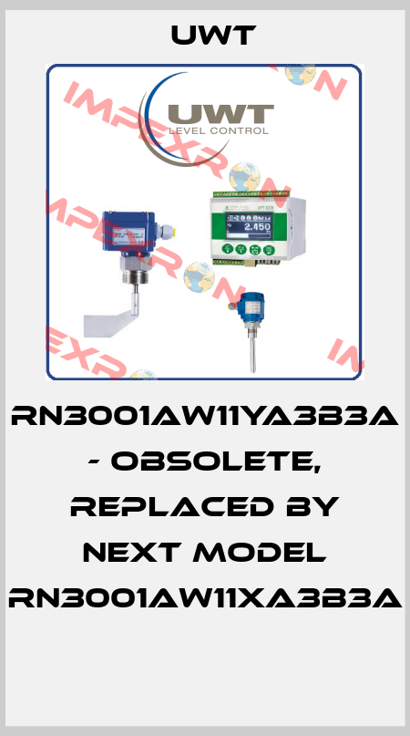 RN3001AW11YA3B3A - OBSOLETE, REPLACED BY NEXT MODEL RN3001AW11XA3B3A  Uwt