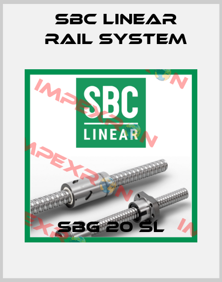 SBG 20 SL SBC Linear Rail System