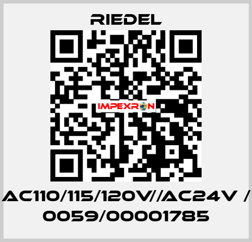 AC110/115/120V//AC24V / 0059/00001785 Riedel