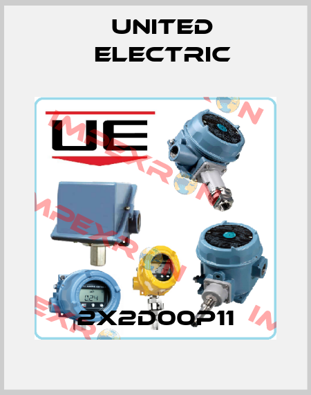 2X2D00P11 United Electric