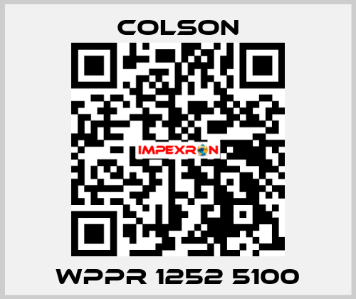 WPPR 1252 5100 Colson