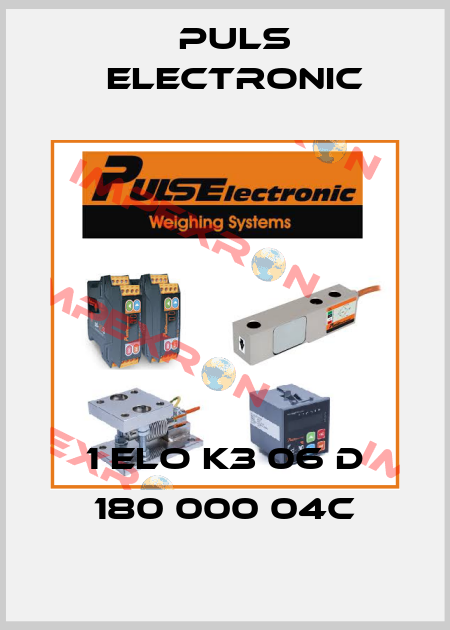 1 ELO K3 06 D 180 000 04C Puls Electronic