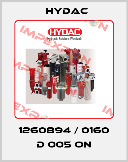 1260894 / 0160 D 005 ON Hydac