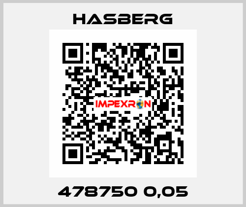 478750 0,05 Hasberg