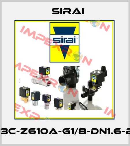 L377B03C-Z610A-G1/8-DN1.6-230VAC Sirai
