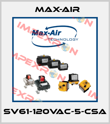 SV61-120VAC-5-CSA Max-Air
