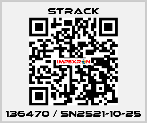 136470 / SN2521-10-25 Strack