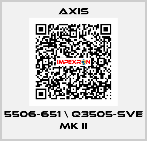 5506-651 \ Q3505-SVE MK II Axis