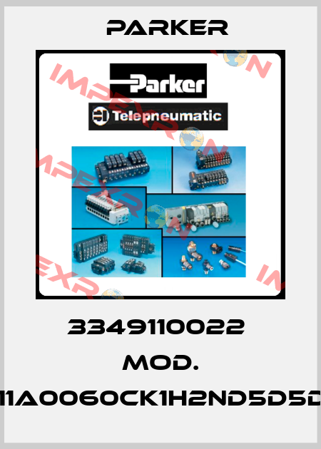 3349110022  Mod. PGP511A0060CK1H2ND5D5D5*D4* Parker