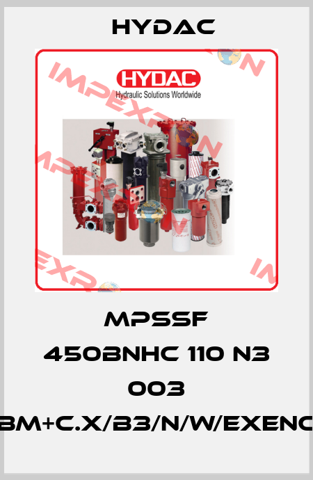 MPSSF 450BNHC 110 N3 003 BM+C.X/B3/N/W/EXENC Hydac