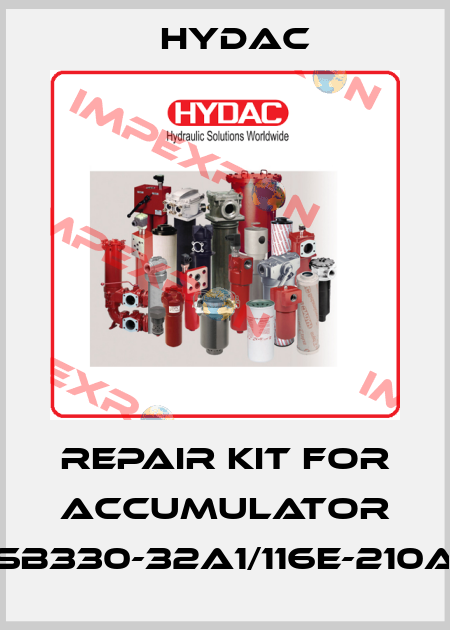 repair kit for accumulator SB330-32A1/116E-210A Hydac