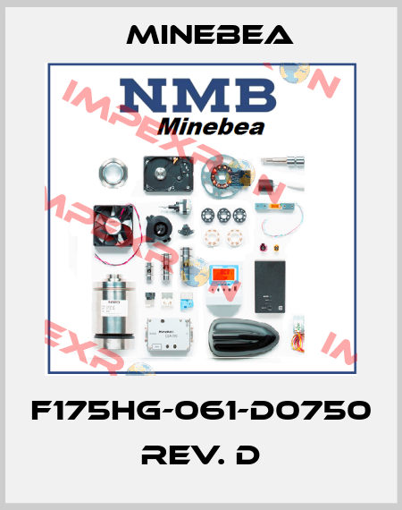 F175HG-061-D0750  Rev. D Minebea