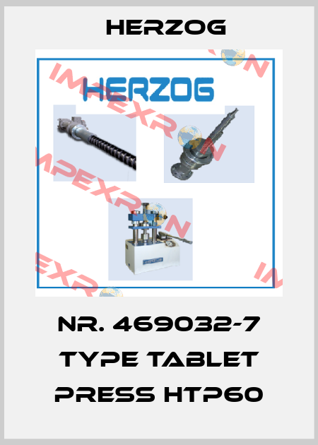 Nr. 469032-7 Type Tablet Press HTP60 Herzog