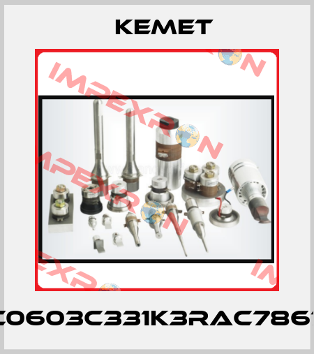 C0603C331K3RAC7867 Kemet
