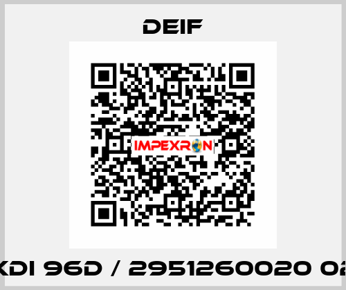 XDi 96D / 2951260020 02 Deif