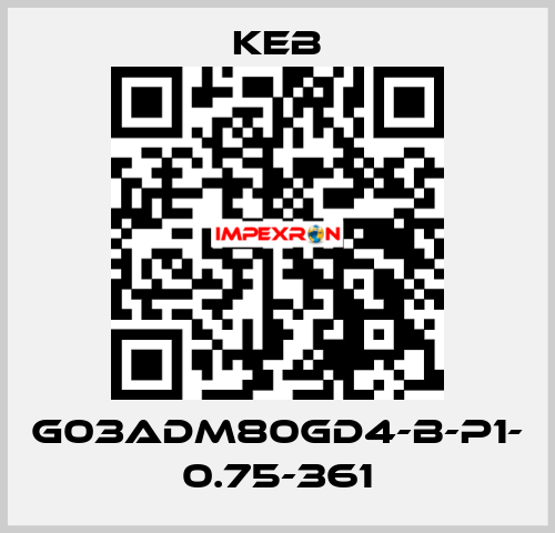 G03ADM80GD4-B-P1- 0.75-361 KEB