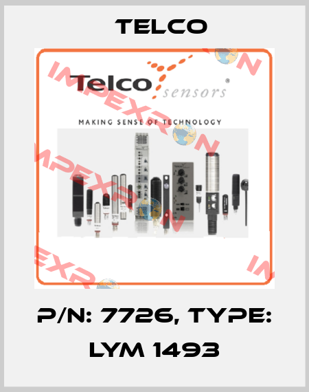 p/n: 7726, Type: LYM 1493 Telco