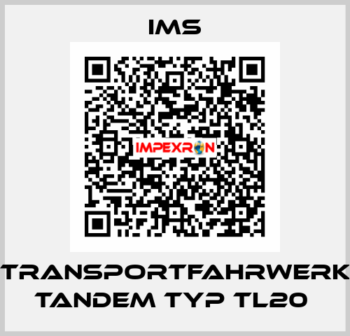 TRANSPORTFAHRWERK TANDEM TYP TL20  Ims