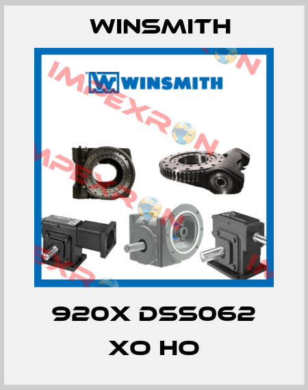 920X DSS062 XO HO Winsmith