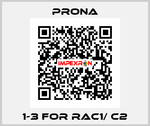 1-3 for RAC1/ C2 Prona